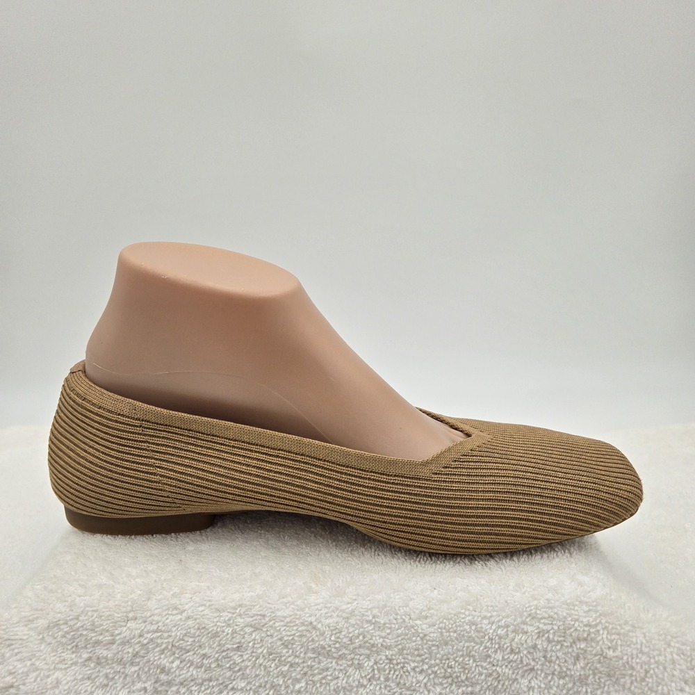 Vivaia Margot 2.0 Nutmeg Square Toe V-Cut Size 41 Comfort Ballet Flats Shoes - Picture 9 of 13